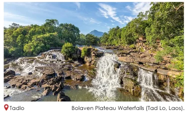 Bolaven Plateau Waterfalls Tad Lo Lao