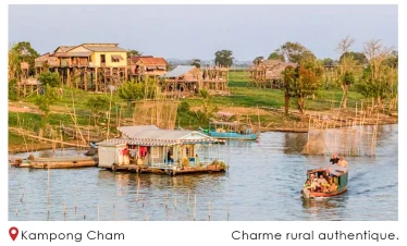 Charme rural authentique de Kampong Cham p