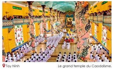 Le grand temple du Caodaisme