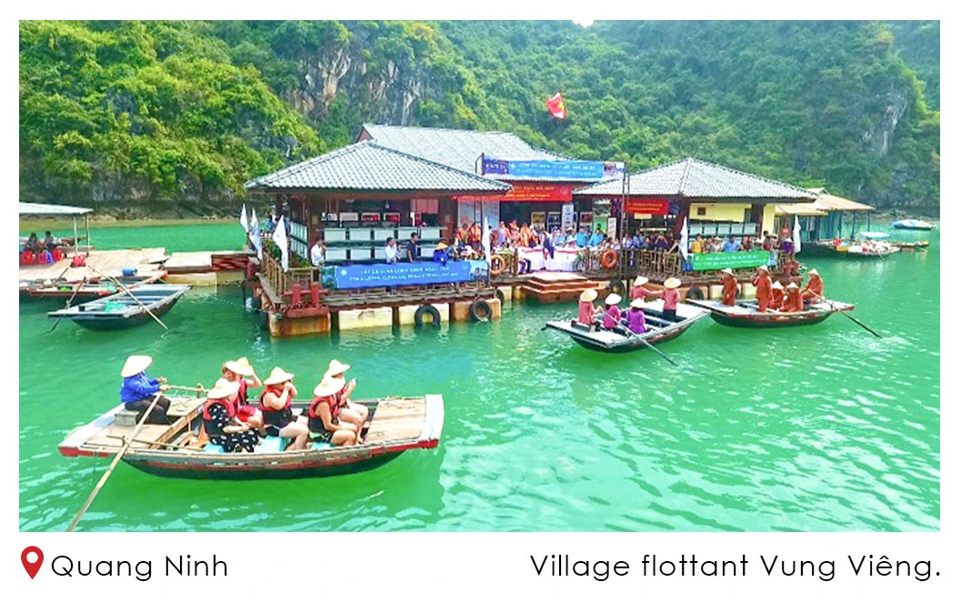 Village flottant Vung Viêng