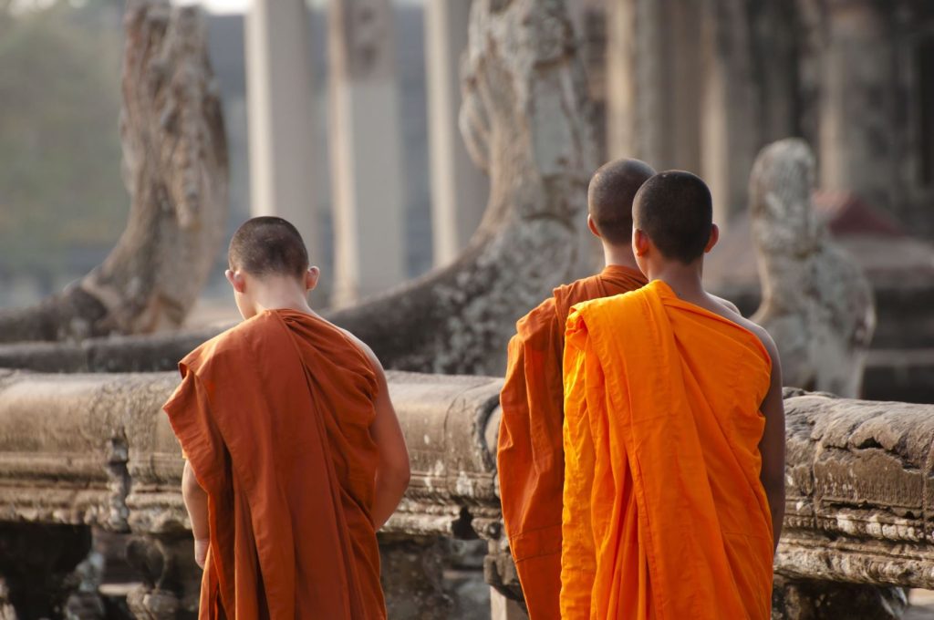 cambodia monks angkor wat shstck