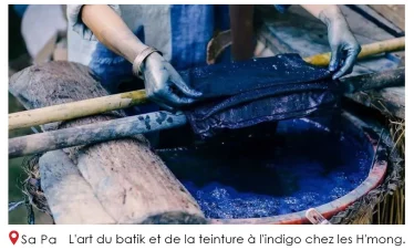 sapa Lart du batik et de la teinture a lindigo chez les Hmong