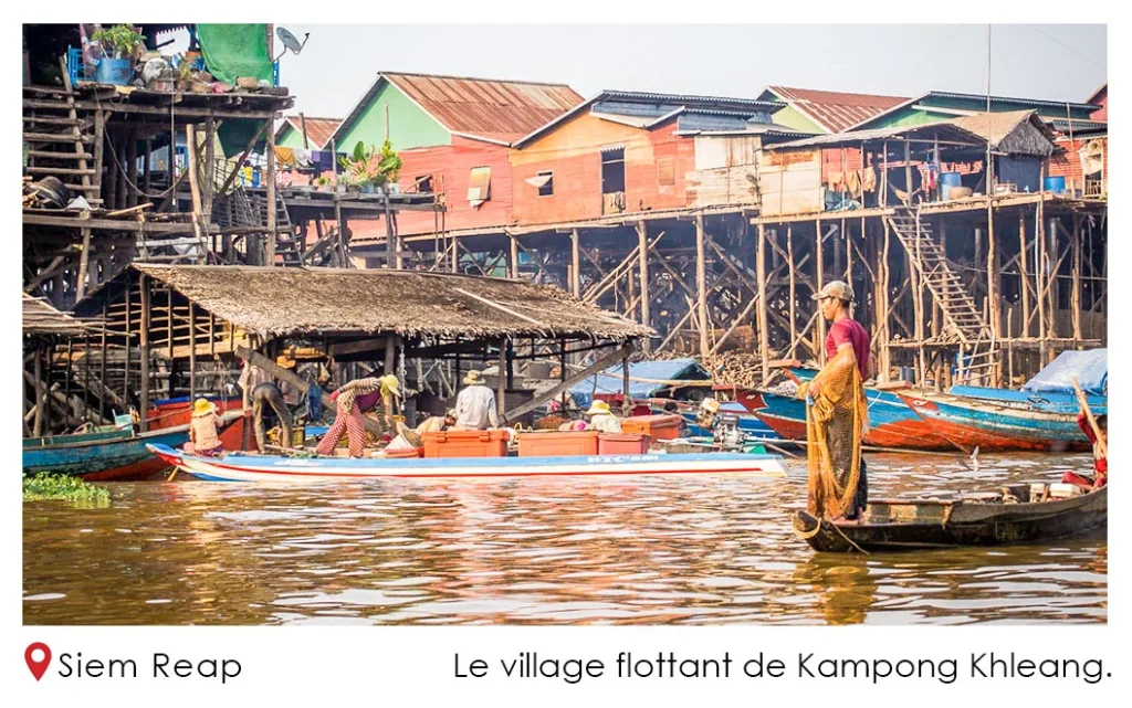 siem reap Le village flottant de Kampong Khleang