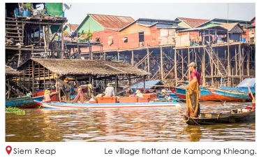 siem reap Le village flottant de Kampong Khleang