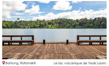 Le lac volcanique de Yeak Laom