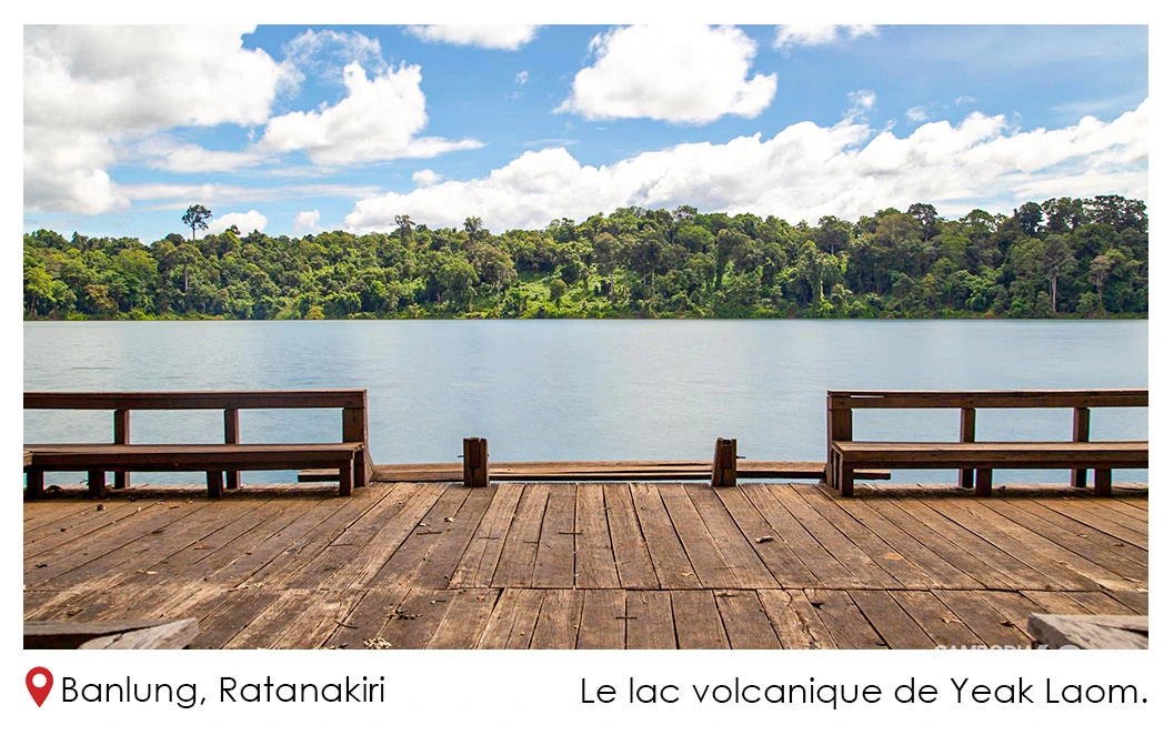 Le lac volcanique de Yeak Laom