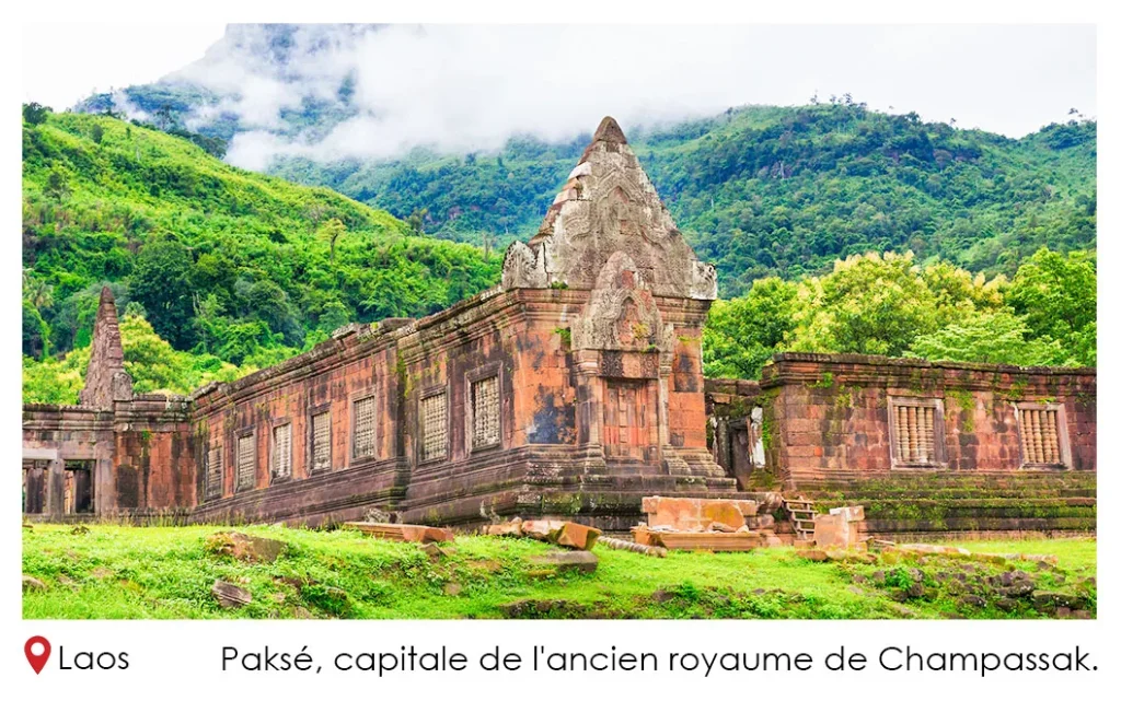 Paksé, capitale de l'ancien royaume de Champassak.