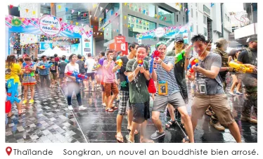 Songkran, un nouvel an bouddhiste bien arrosé