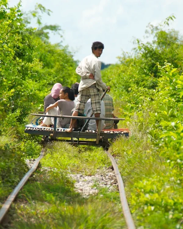 battambang train bambou